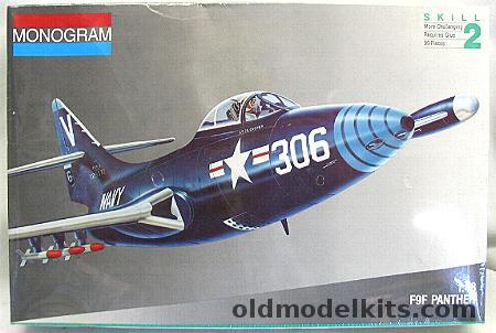 Monogram 1/48 F9F Panther Jet, 5456 plastic model kit